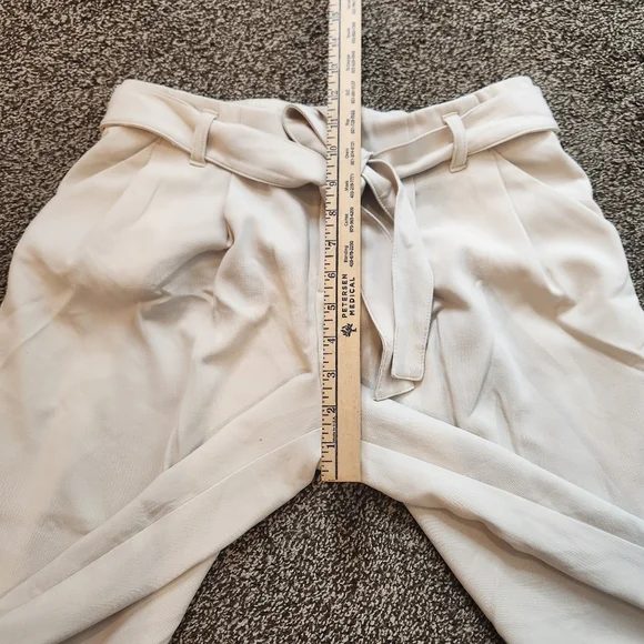 Anthropologie Mauve High Rise Tie Waist Culottes Size 2 - Picture 7 of 8